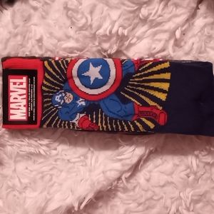 HYP MARVEL CAPTAIN AMERICA 2 PAIR OF SOCKS